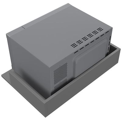 Suporte Suspenso Para Micro-ondas Forno 60x40 Cm Class L03 Cinza