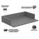 Suporte Suspenso Para Micro-ondas Forno 60x40 Cm Class L03 Cinza