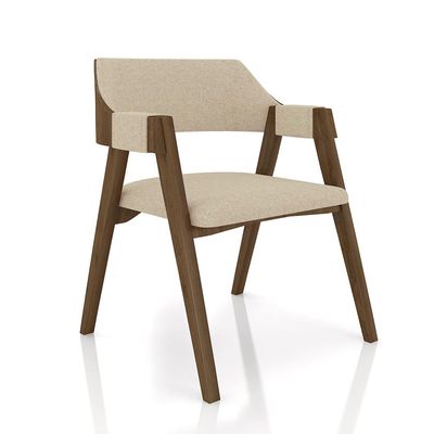 Conjunto Mesa de Jogos Carteado Bellagio Tampo Reversível Verde e 4 Cadeiras Madeira Poker Base Cone Linho OffWhite/Nogueira G42 - Gran Belo