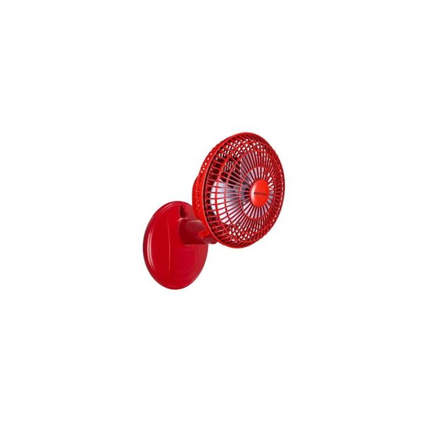 Ventilador Mini 20cm Ventimais Turbo 2 Vel Verm/Prata 110v 110V