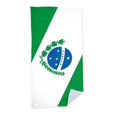 Toalha De Praia - Bandeira Paraná  criativas e clássicas
