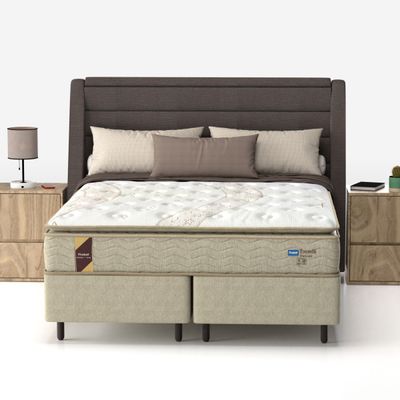 Conjunto Box King Mola Ensacada Probel Excede Premium (193x203x56cm)