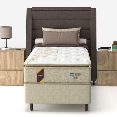 Conjunto Box Solteiro Mola Ensacada Probel Excede Premium (88x188x56cm)