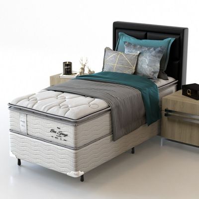 Conjunto Box Solteiro Mola Ensacada Probel Bari (88x188x58cm)