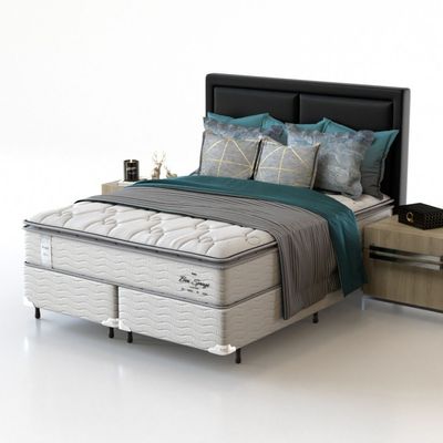 Conjunto Box Queen Mola Ensacada Probel Bari (158x198x58cm)