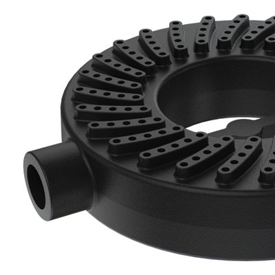 Queimador Alta Pressão Chuveiro Fogão Industrial Ferro 18cm