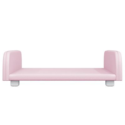 Trocador De Fraldas Almofadado Para Berço Corino Rosa P02