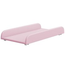 Trocador De Fraldas Almofadado Para Berço Corino Rosa P02