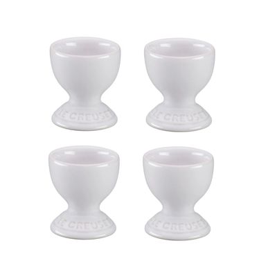 CONJUNTO 4 SUPORTE PARA OVO LE CREUSET BRANCO