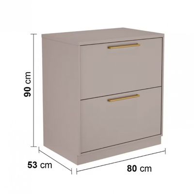 Balcão Triplo Itatiaia Essence com 1 Porta, 3 Gavetas e 120 cm de Largura Fendi