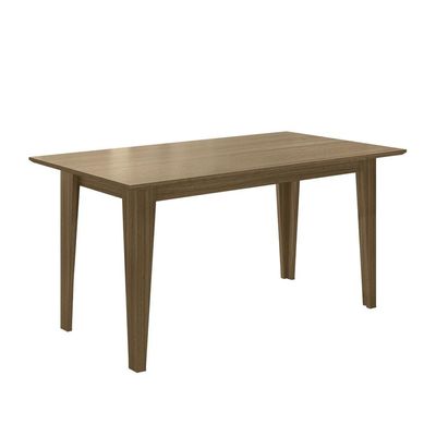 Conjunto de Sala de Jantar Mesa com 6 cadeiras Goya Poliman Carvalho