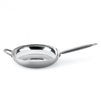 Frigideira Multiflon Profissional Alumais com Revestimento Antiaderente Quartzo Alumínio 36 cm Alumínio