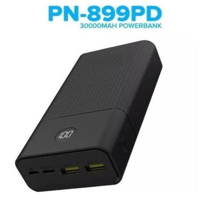 Carregador Portátil Power Bank 30.000mah Super Carga Rápida Preto