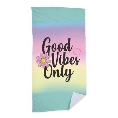 Toalha De Praia Good Vibes Only  criativas e clássicas