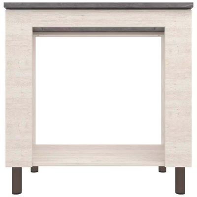 Balcão Bartira Cristal MDP 15mm para Cooktop e Forno - 80cm de largura Freixo