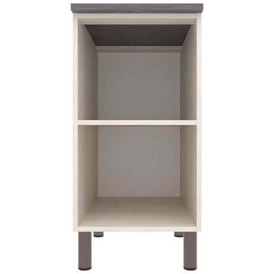 Balcão Cristal MDP 15 mm com 1 Porta e 1 Prateleira Bartira Freixo