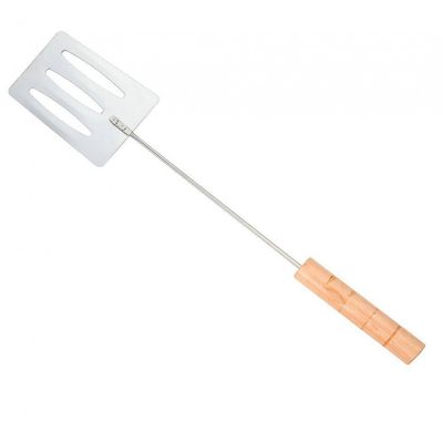 Conjunto para Churrasco Fracalanza Hanzo Wood em Aço Inox - 3 Peças Inox com Marrom