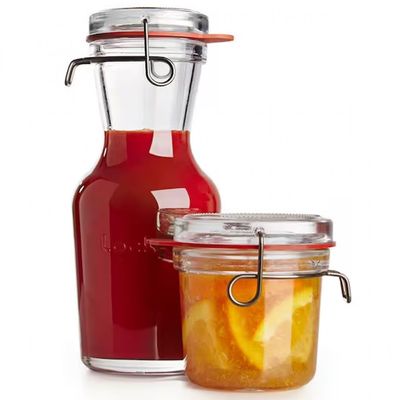 Jarra Com Tampa Removível Luigi Bormioli Lock Eat em Vidro 500 ml Transparente