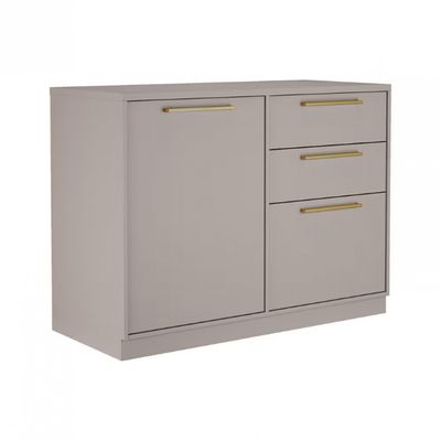 Balcão Triplo Itatiaia Essence com 1 Porta, 3 Gavetas e 120 cm de Largura Fendi