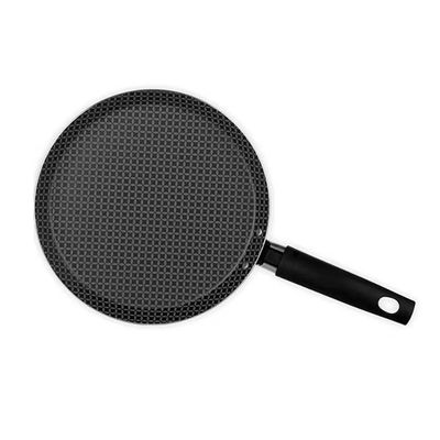 Crepeira e Panquequeira Multiflon Gourmet Antiaderente Ultra 7 Preta 18 cm Preto