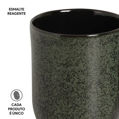 Conjunto de Canecas Porto Brasil Orgânico Greenery 4 peças - 273 ml Verde