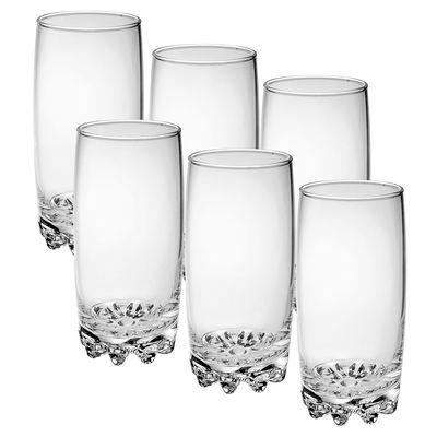 Conjunto de Copos Pasabahce Sylvana 46107 385 ml - 6 peças Transparente
