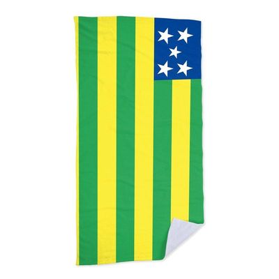 Toalha De Praia Bandeira Goiás  criativas e clássicas