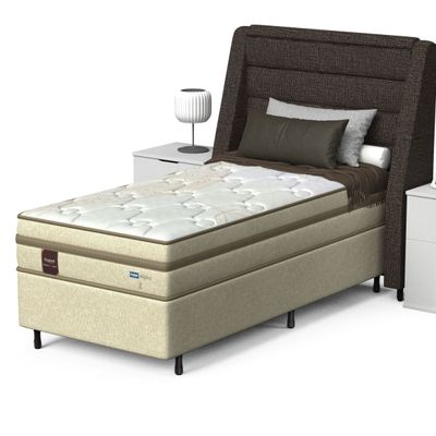 Conjunto Box Solteiro Mola Ensacada Probel Alpha (88x188x52cm)