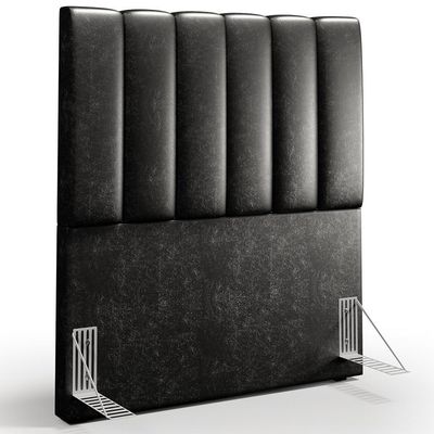 Cabeceira Cama Box Solteiro 100 Cm Couríssimo Preto