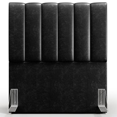 Cabeceira Cama Box Solteiro 100 Cm Couríssimo Preto