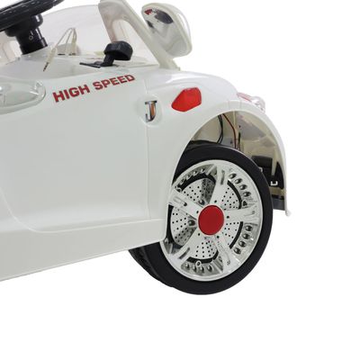 Carrinho Elétrico Esporte 6V Branco Bel Único / 6V