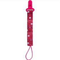 Prendedor de Chupeta Clips Borboletas Vermelho - Pimpolho