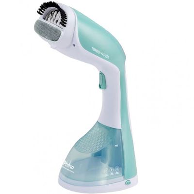 Passadeira de Roupas a Vapor Portátil Philco PVP10VD capacidade de 220ml e 1200W Branco com Verde / Bivolt