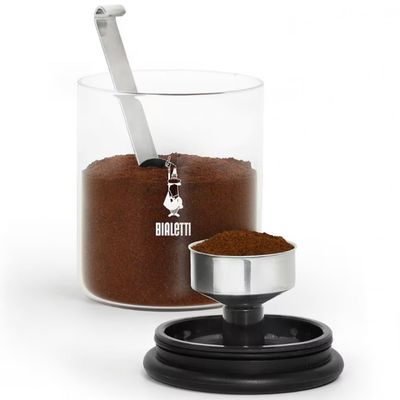 Pote para Café Bialetti Barattolo em Vidro - 250g Transparente