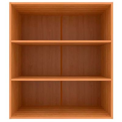 Armário Aéreo Bartira Cristal MDP 15mm com 2 Portas com Vidro e 2 Prateleiras - 80cm de largura Lâmina Mel