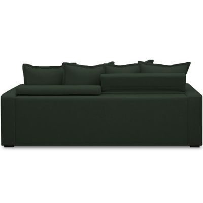 Sofá Retrátil Reclinável Para Sala de Estar Living 195cm Vêneto F04 Veludo Verde - Lyam Decor