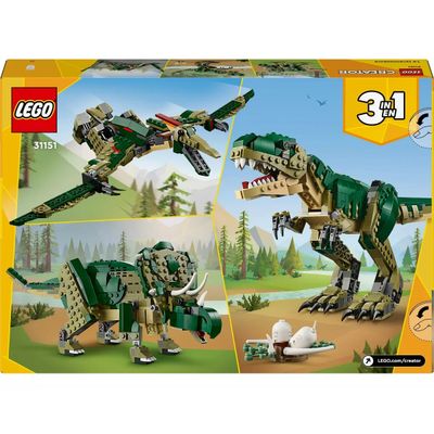 Lego Creator 626 Peças T-Rex 3 Em 1 - 31151