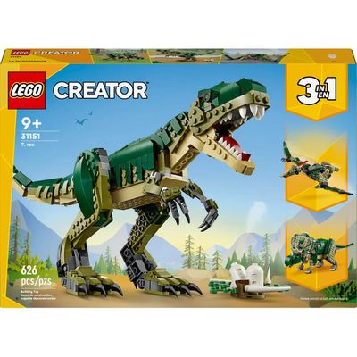 Lego Creator 626 Peças T-Rex 3 Em 1 - 31151
