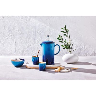 PRENSA LE CREUSET FRANCESA PARA CAFÉ EM CERÂMICA AZURE BLUE 60706082200003