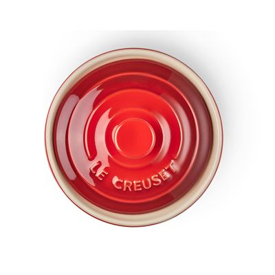 KIT LE CREUSET AÇUCAREIRO 2 CANECAS BISTRÔ 400ML E CHALEIRA DEMI 1,1L Vermelho