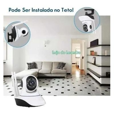 Baba Eletrônica Wifi Câmera Visão Noturna C/ Microfone