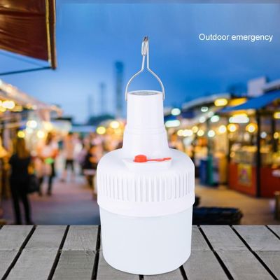 Lâmpada De Emergência Portatil Solar C/ Bateria Para Acampamento Pesca