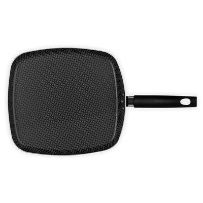Bistequeira Lisa Multiflon Gourmet Antiaderente Preto