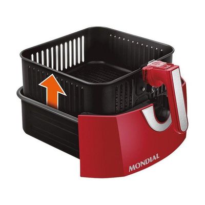 Fritadeira Elétrica 8L Afn80 5993-02 Vermelho/inox 220v