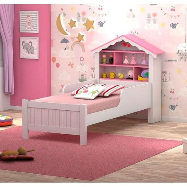 Cama Infantil Princesa Rosa