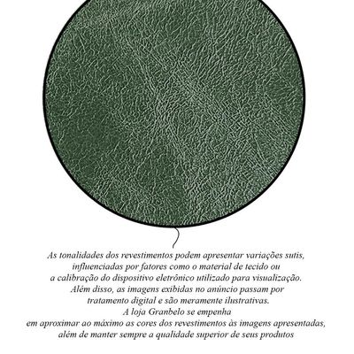 Conjunto de Sofá Sala de Estar Stanford Chesterfield 2 e 3 Lugares 180cm/240cm Pés Madeira Couro Verde Manchado G58 - Gran Belo