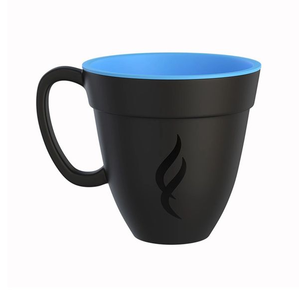 Xícara de Café Bezavel 120ml Preto e Azul