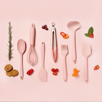 Pincel Culinario Silicone Utensilio de Cozinha Rosa 1un