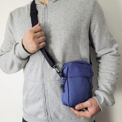 Shoulder Bag Preto Mini Everbags Bolsa Tira Colo Necessaire Pochete Viagem Everbags azul