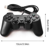 Kit 2 Controles Joystick Usb Para Computador Notebook Ps2